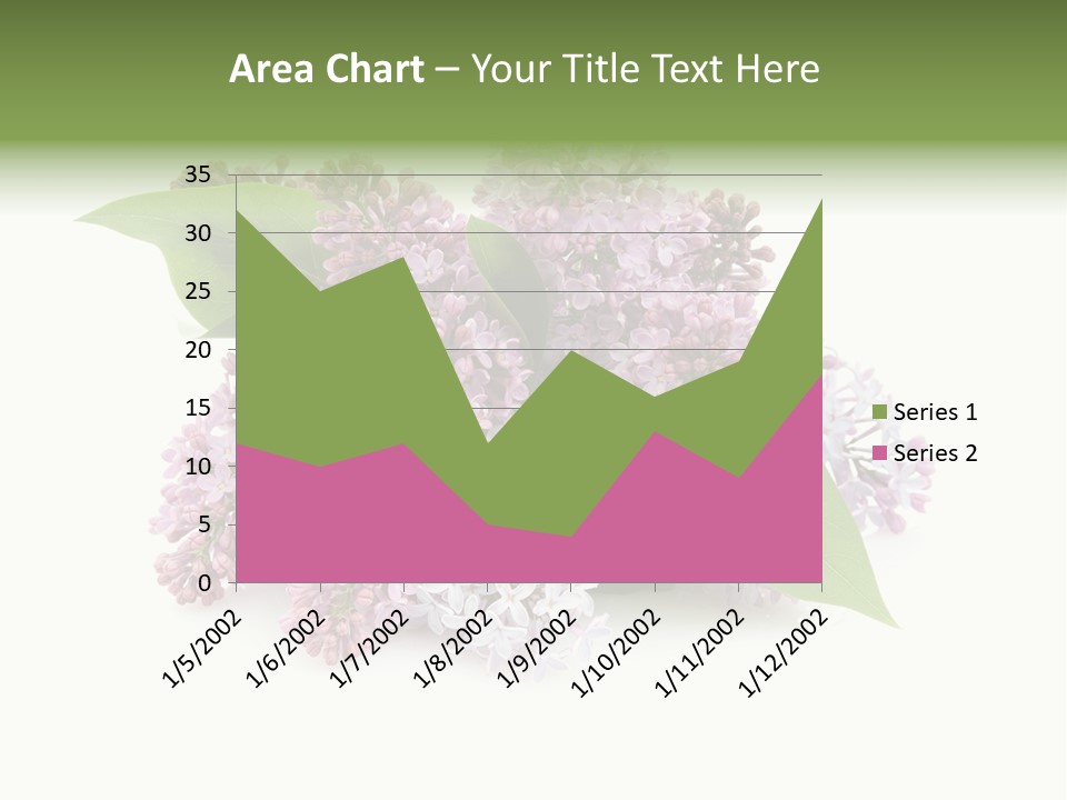 Green Lilac Purple PowerPoint Template