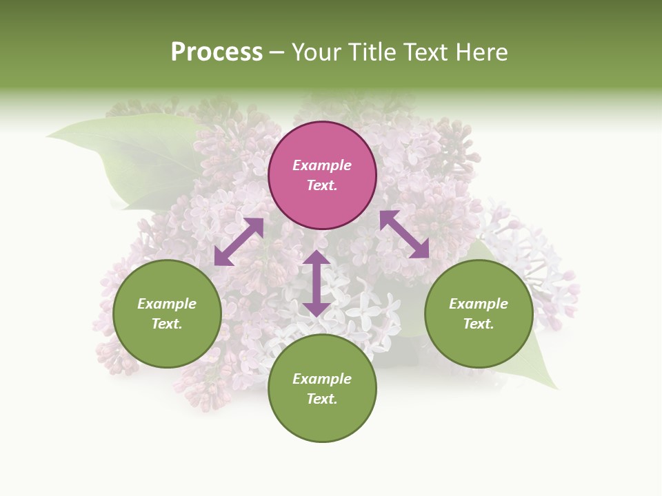 Green Lilac Purple PowerPoint Template