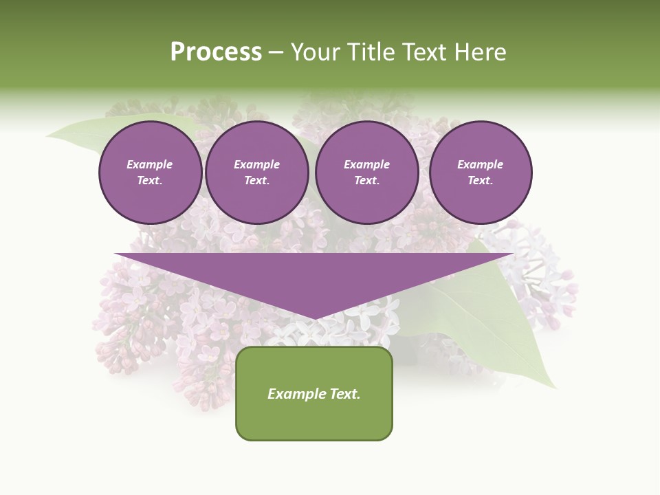 Green Lilac Purple PowerPoint Template
