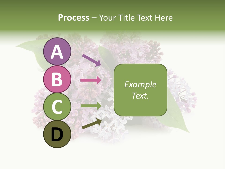 Green Lilac Purple PowerPoint Template