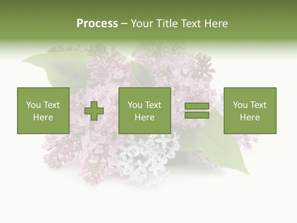 Green Lilac Purple PowerPoint Template