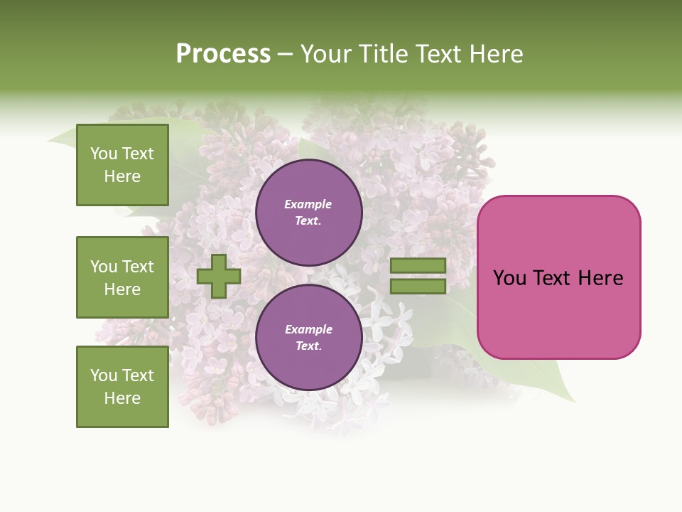 Green Lilac Purple PowerPoint Template