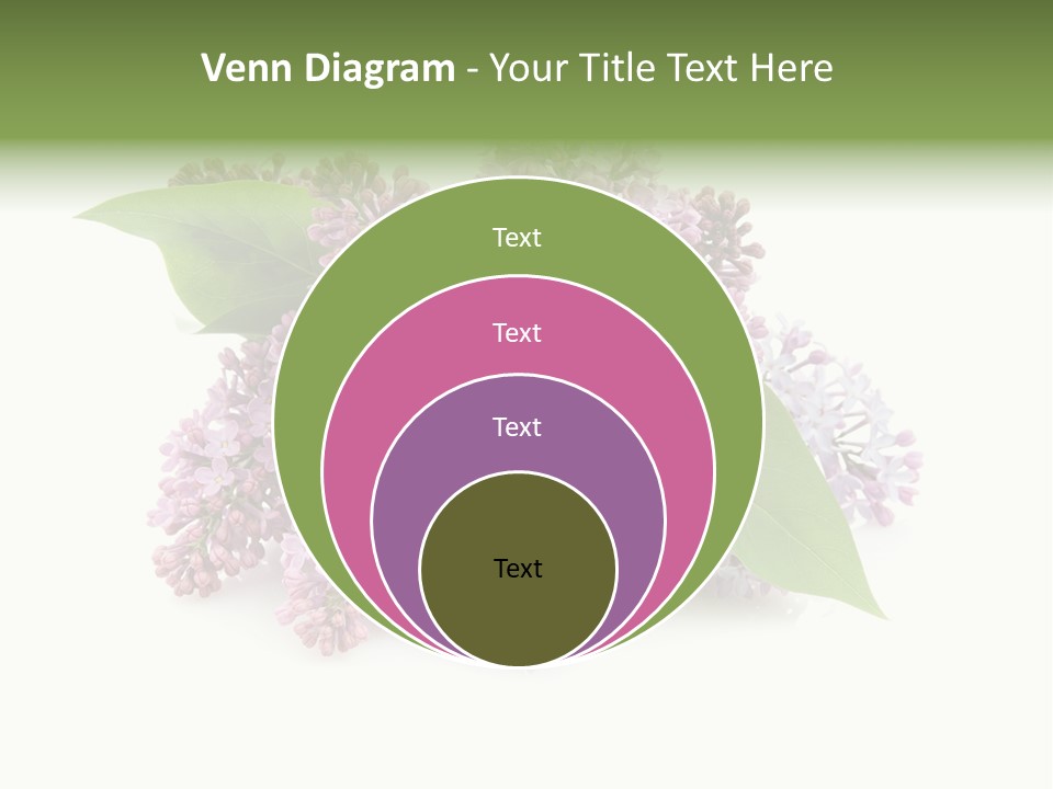 Green Lilac Purple PowerPoint Template