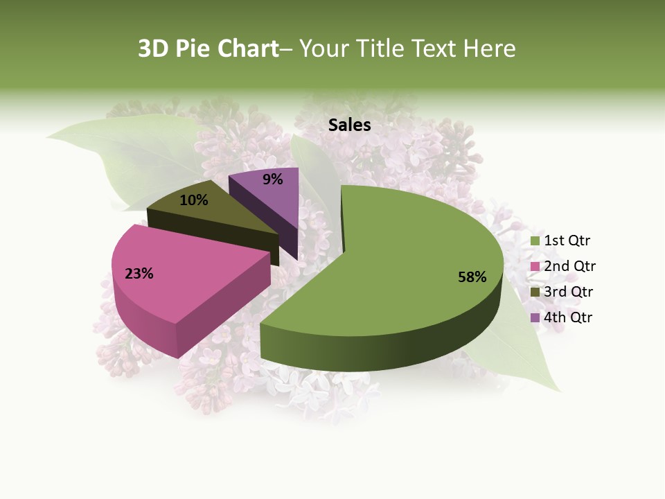 Green Lilac Purple PowerPoint Template