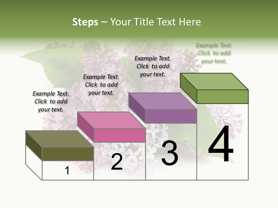 Green Lilac Purple PowerPoint Template
