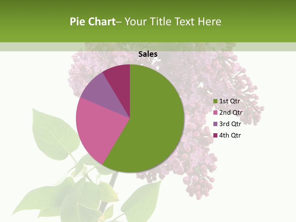 White Blossom Botanical PowerPoint Template