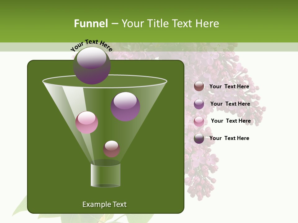 White Blossom Botanical PowerPoint Template