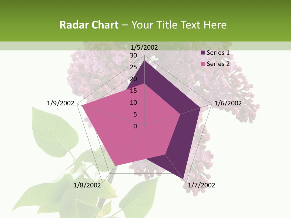 White Blossom Botanical PowerPoint Template