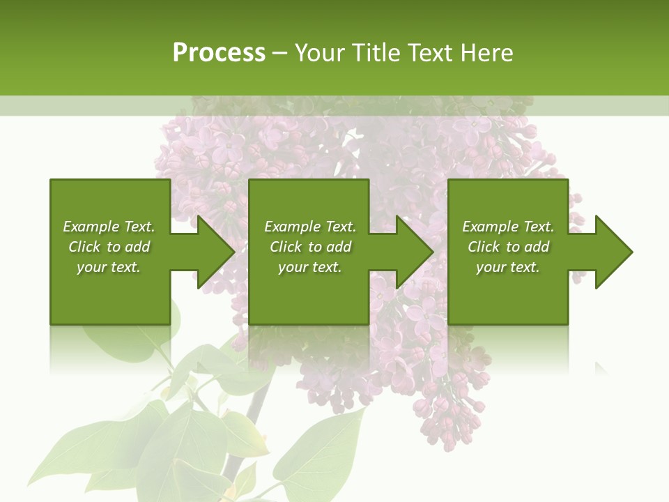 White Blossom Botanical PowerPoint Template