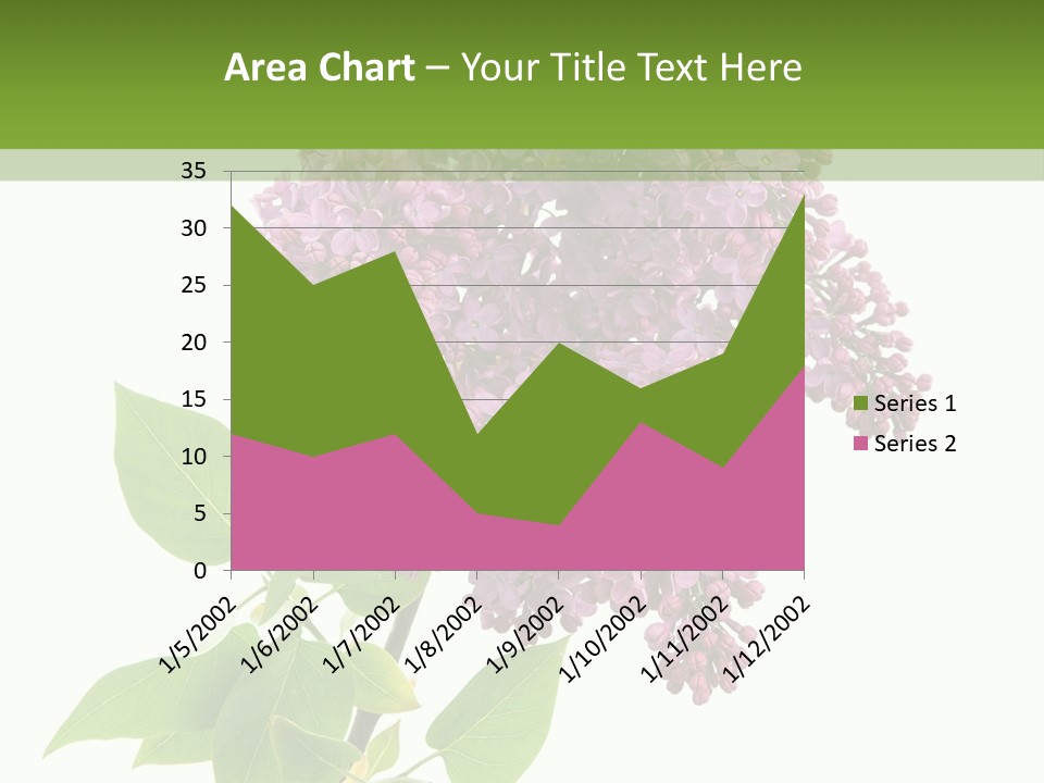 White Blossom Botanical PowerPoint Template