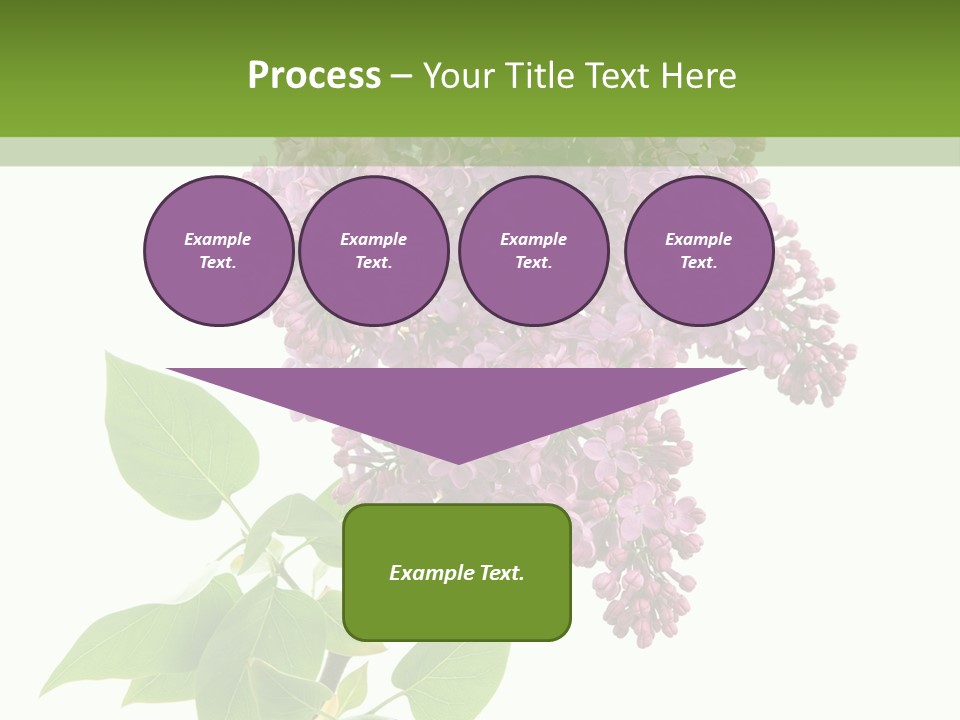 White Blossom Botanical PowerPoint Template