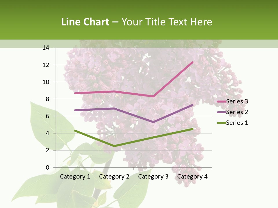 White Blossom Botanical PowerPoint Template