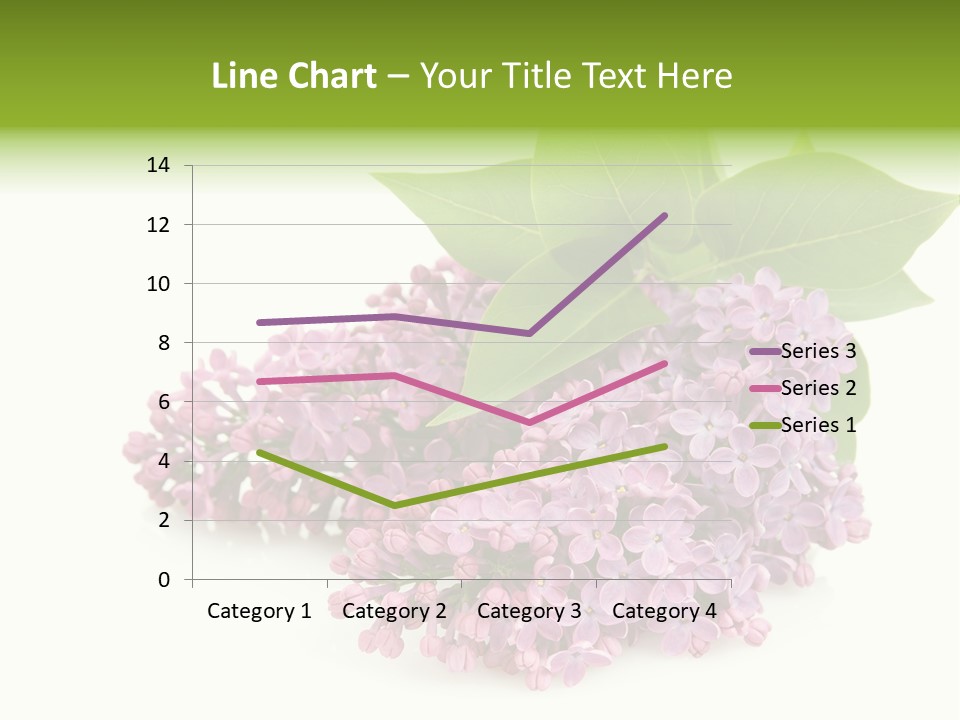 Lilac Syringe Isolated PowerPoint Template