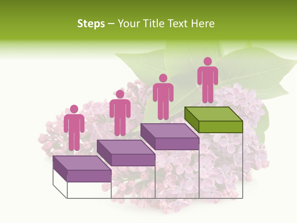 Lilac Syringe Isolated PowerPoint Template