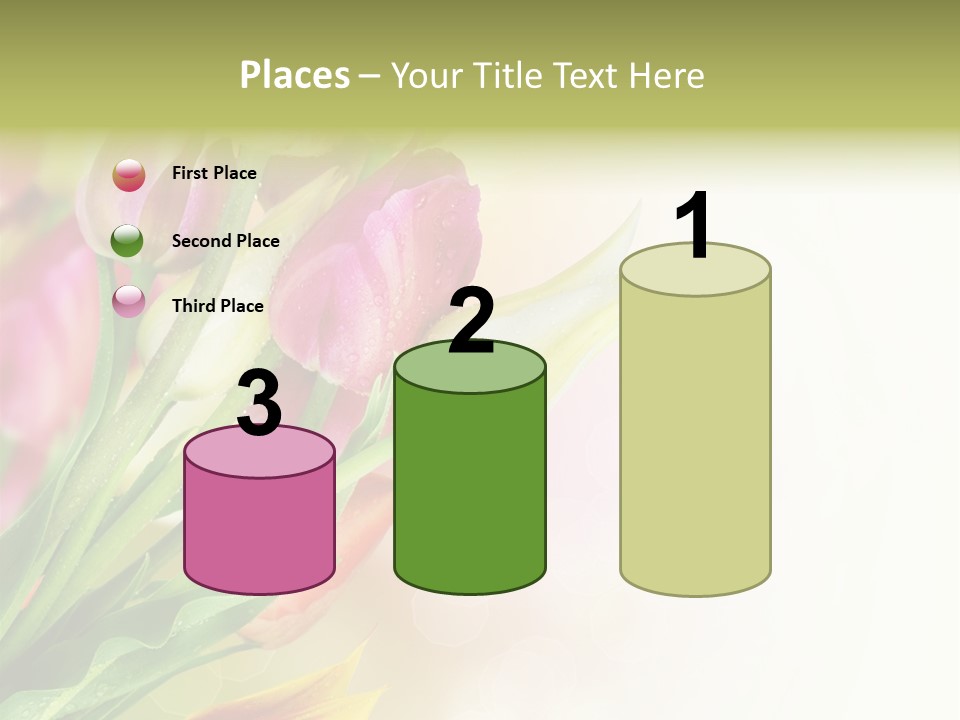 Border Stem Bud PowerPoint Template