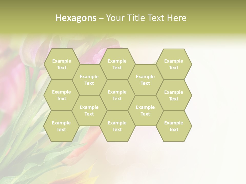 Border Stem Bud PowerPoint Template