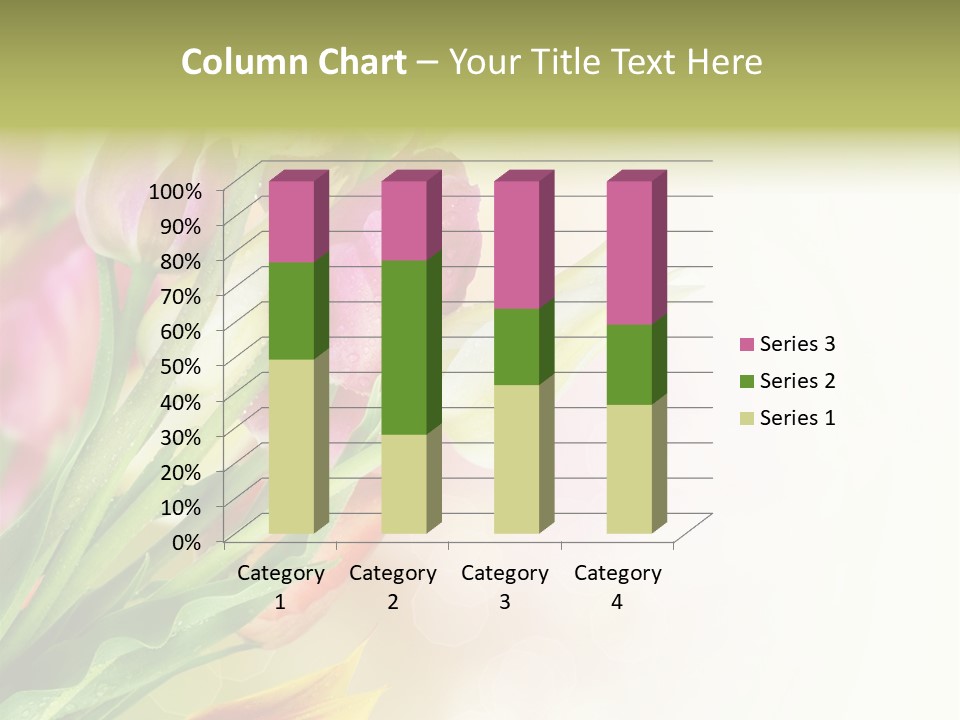 Border Stem Bud PowerPoint Template