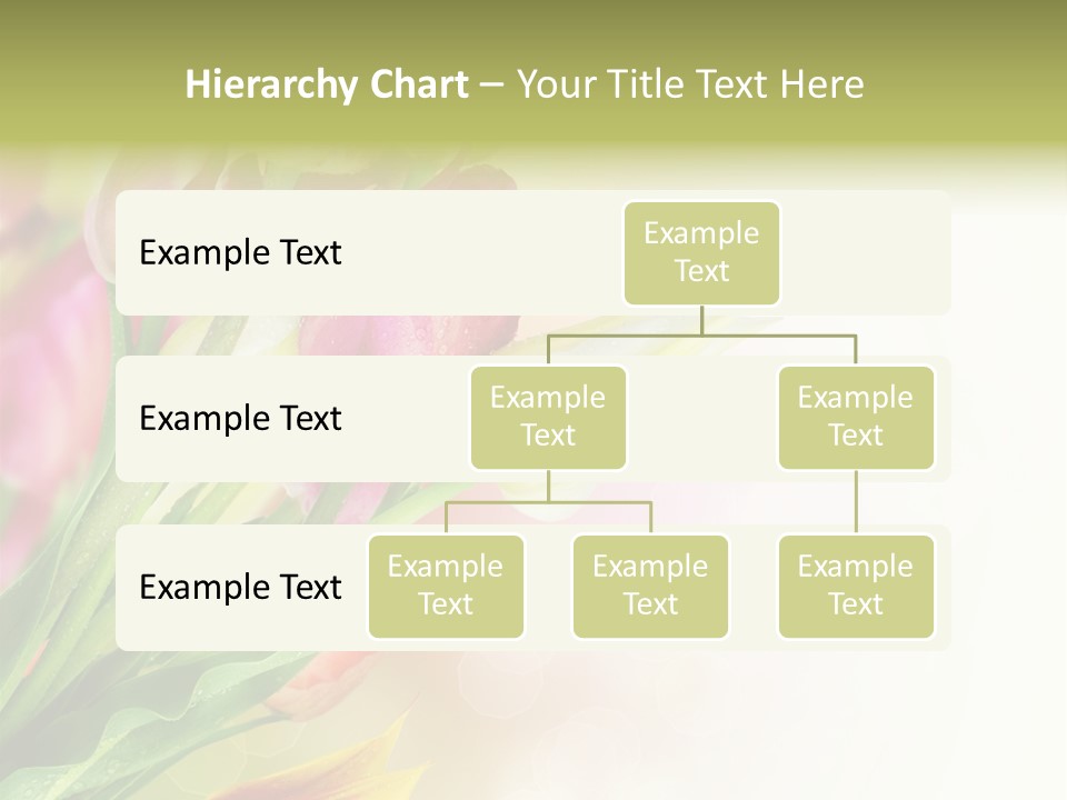 Border Stem Bud PowerPoint Template