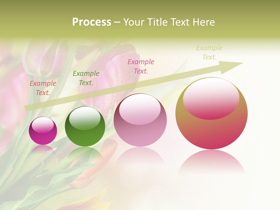 Border Stem Bud PowerPoint Template