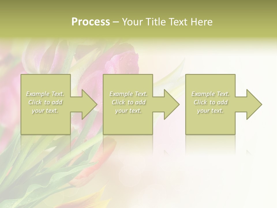 Border Stem Bud PowerPoint Template