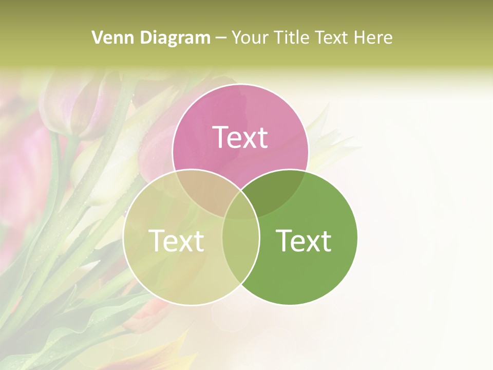 Border Stem Bud PowerPoint Template