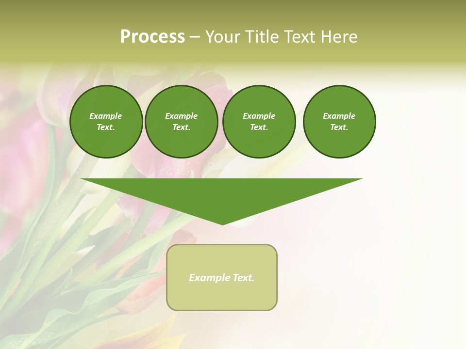 Border Stem Bud PowerPoint Template