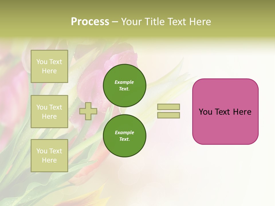 Border Stem Bud PowerPoint Template