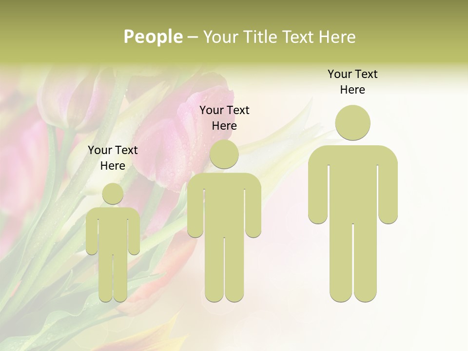 Border Stem Bud PowerPoint Template