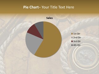 Draw Navigation Rudder PowerPoint Template