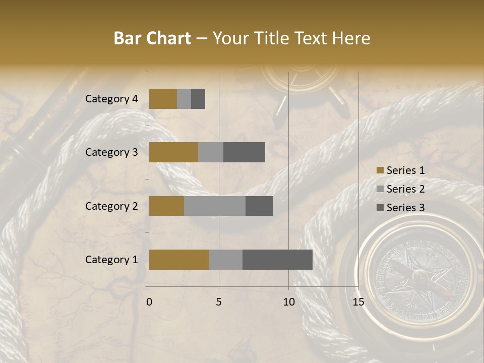 Draw Navigation Rudder PowerPoint Template