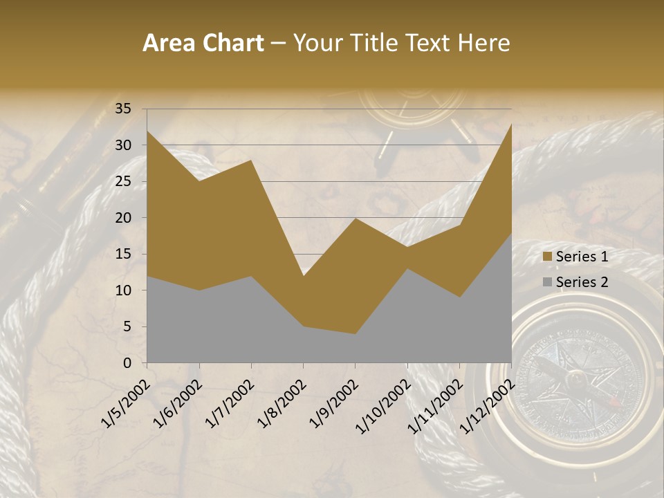 Draw Navigation Rudder PowerPoint Template