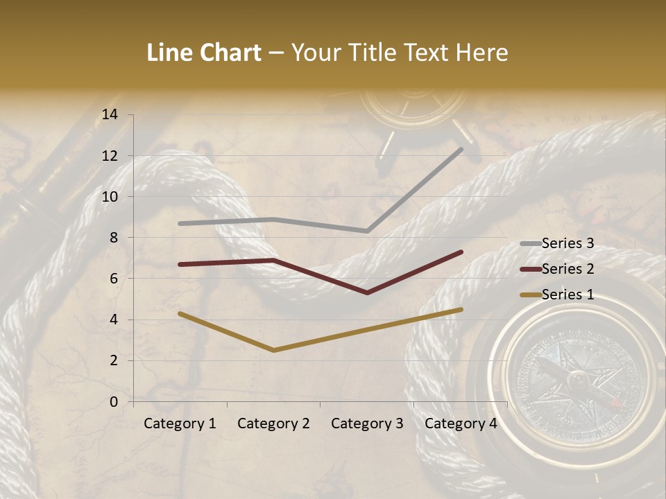 Draw Navigation Rudder PowerPoint Template