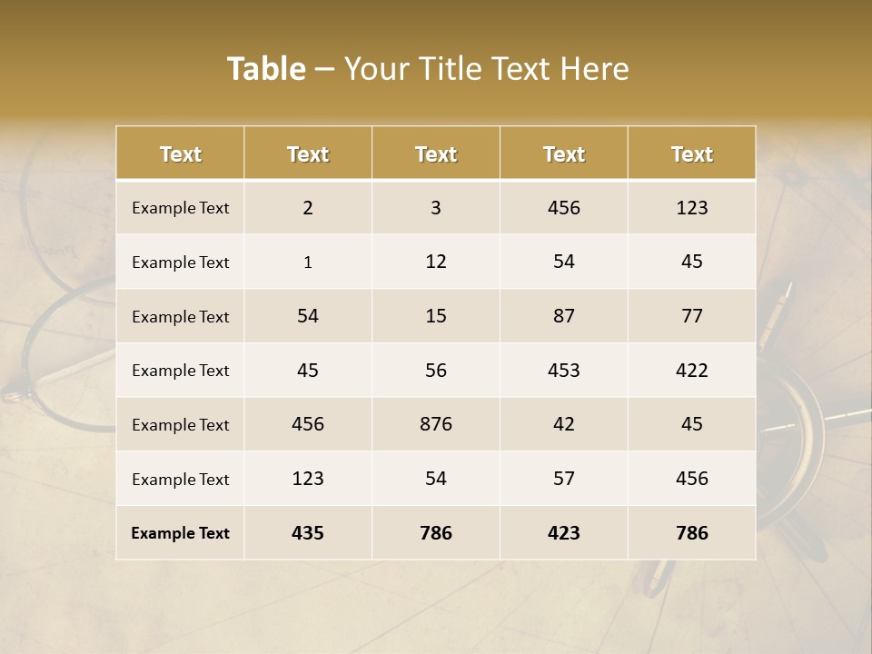 Specs Optical West PowerPoint Template