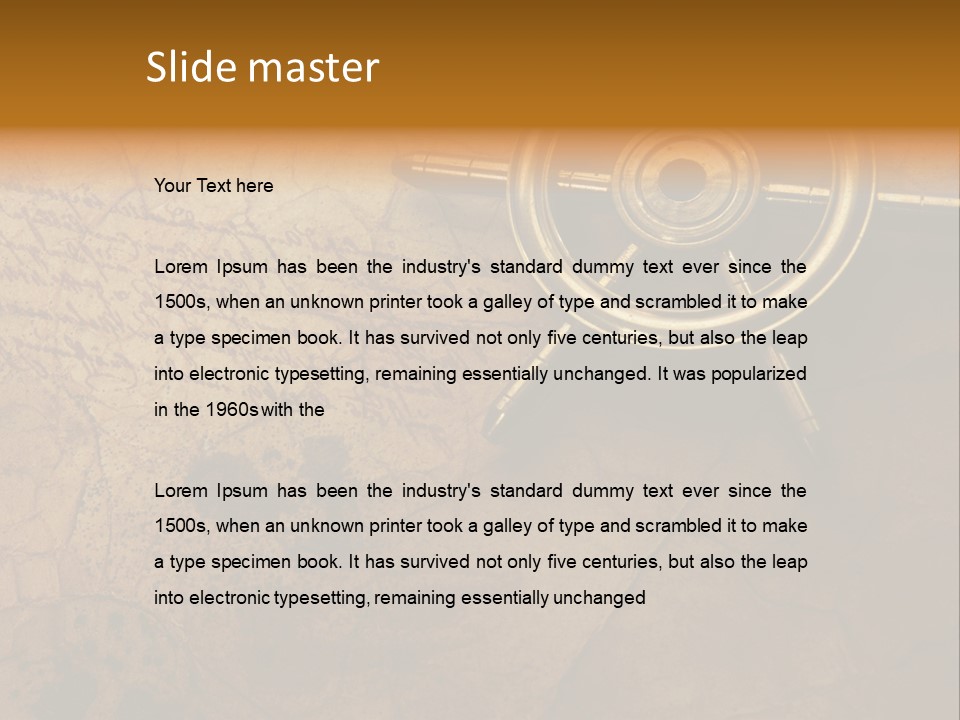 Obsolete Wallpaper Sail PowerPoint Template