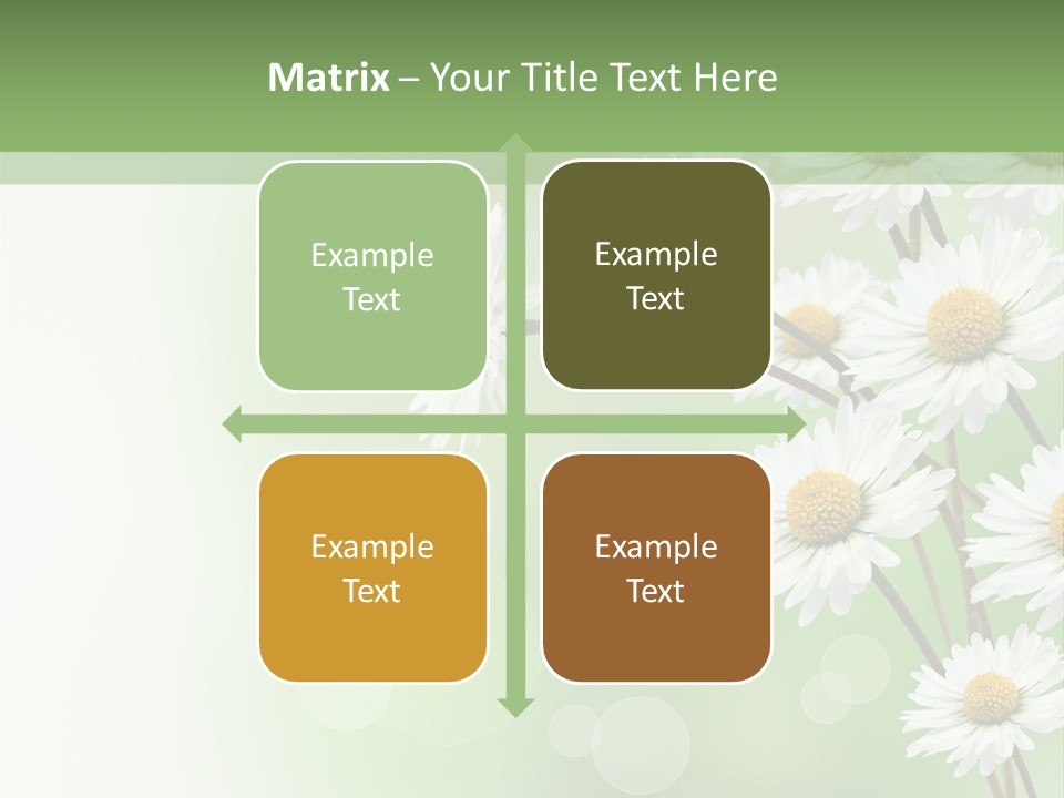 White Nature Plant PowerPoint Template
