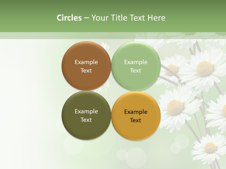 White Nature Plant PowerPoint Template