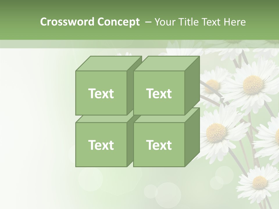 White Nature Plant PowerPoint Template