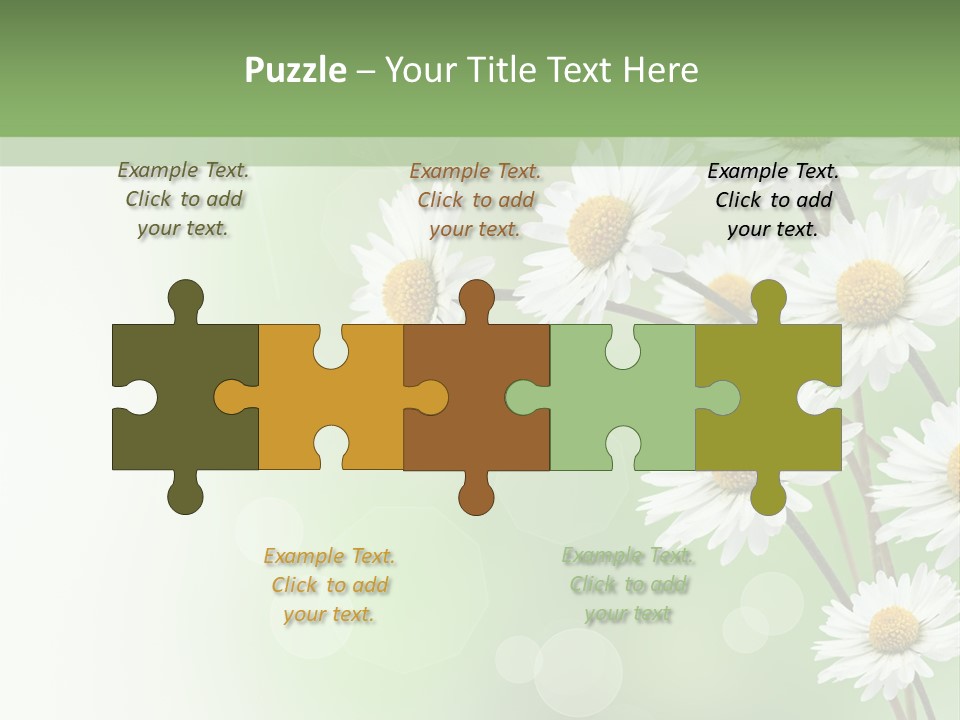 White Nature Plant PowerPoint Template