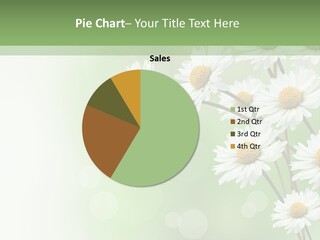 White Nature Plant PowerPoint Template