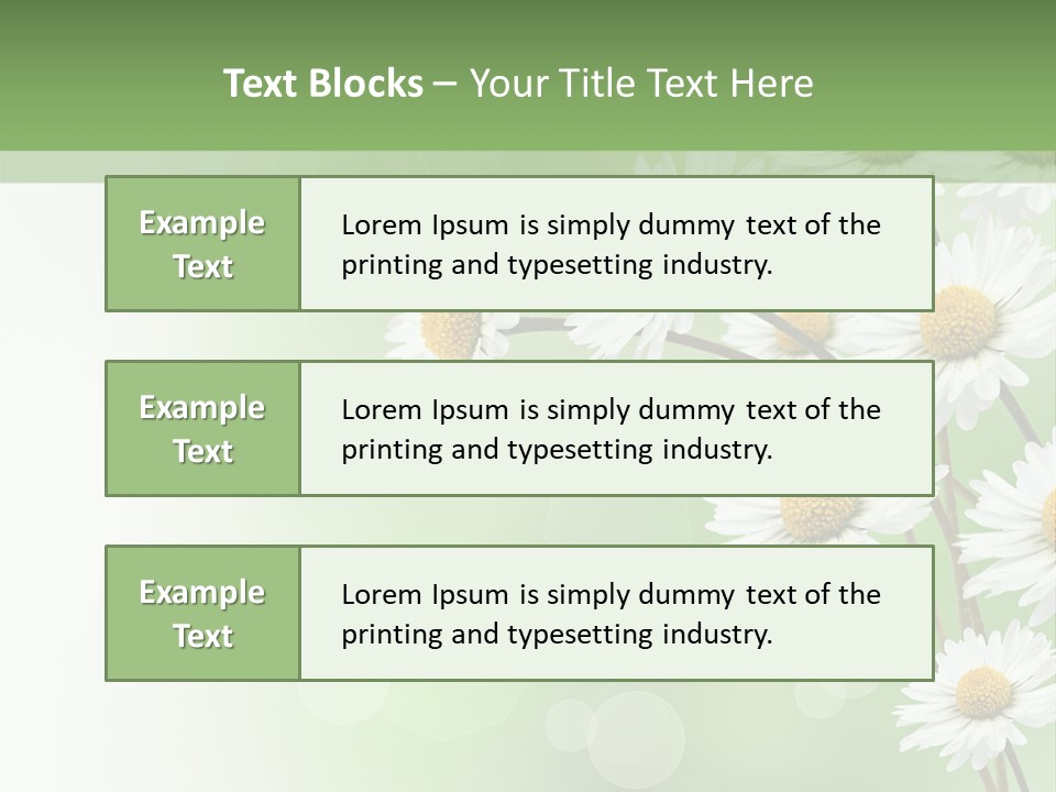 White Nature Plant PowerPoint Template
