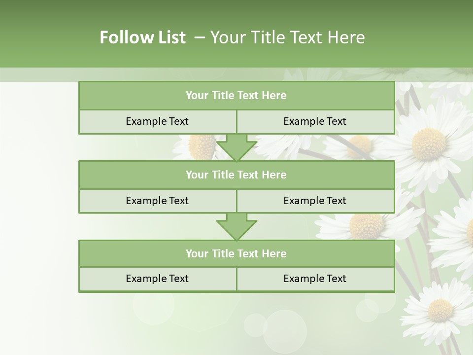 White Nature Plant PowerPoint Template