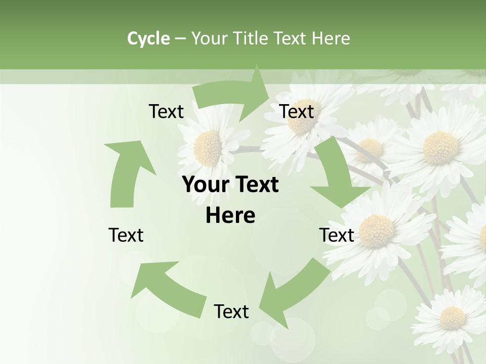 White Nature Plant PowerPoint Template