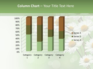 White Nature Plant PowerPoint Template