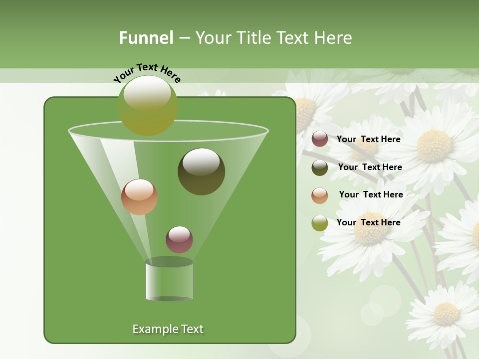 White Nature Plant PowerPoint Template