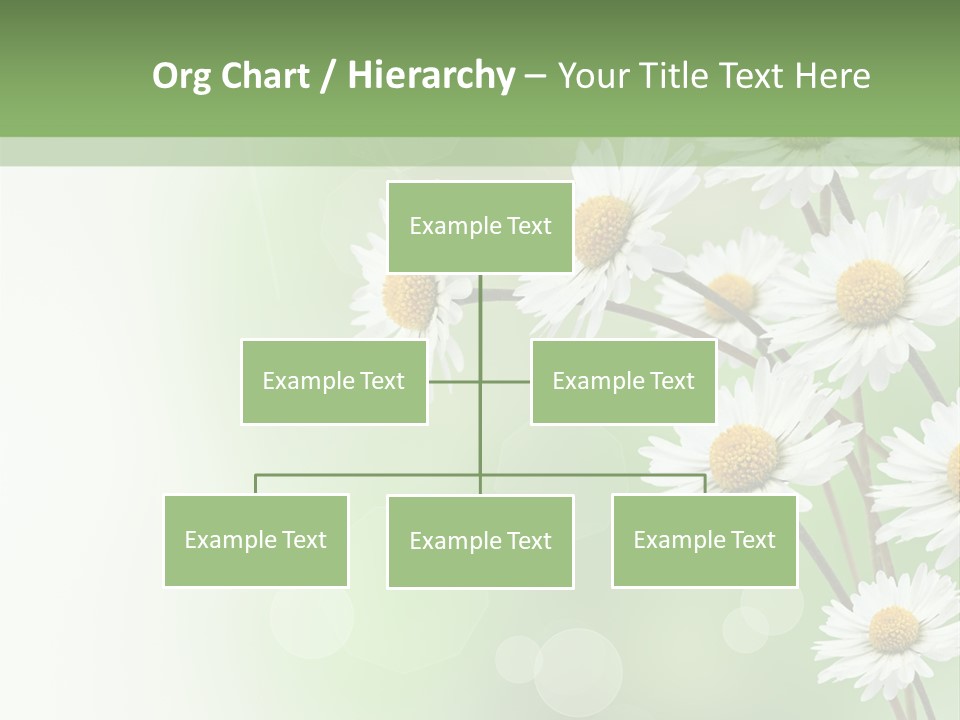 White Nature Plant PowerPoint Template