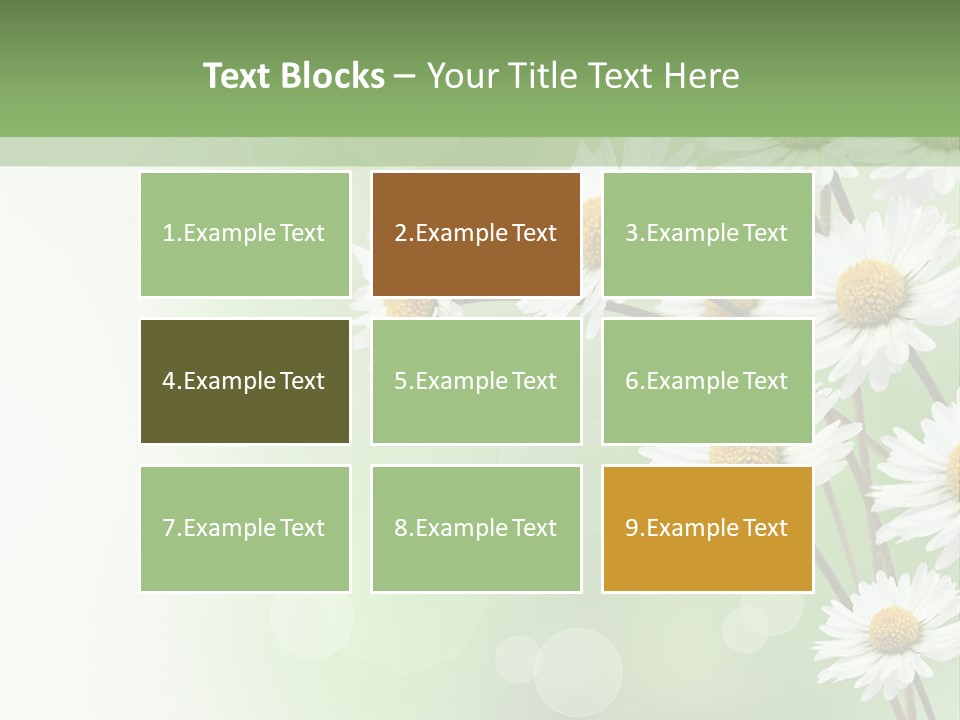 White Nature Plant PowerPoint Template