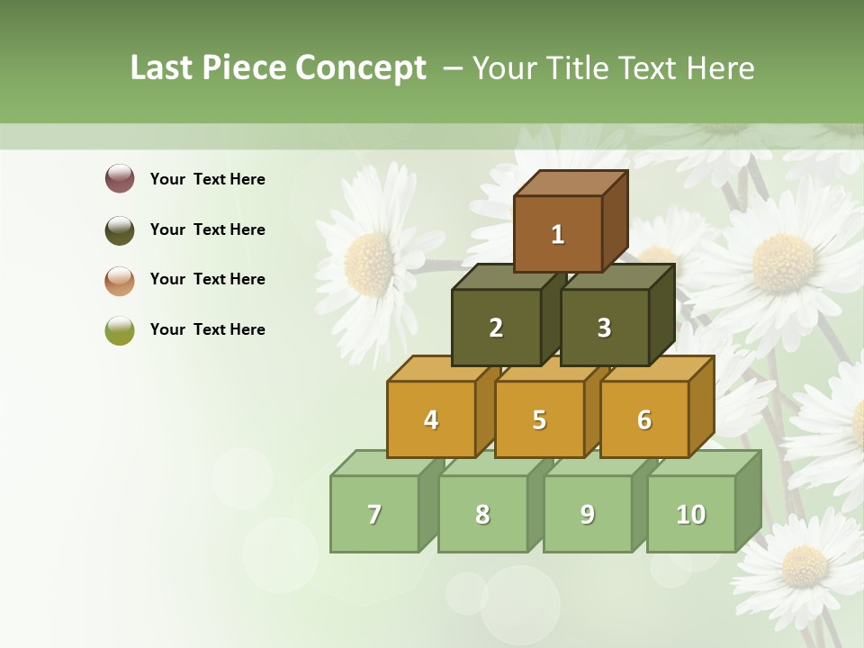 White Nature Plant PowerPoint Template