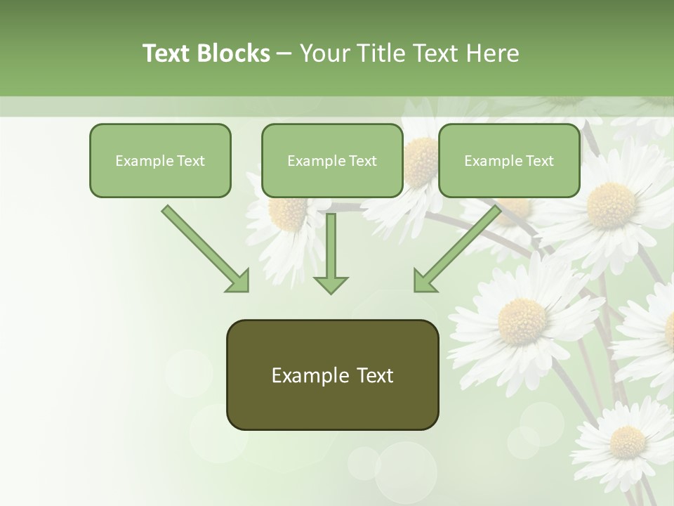 White Nature Plant PowerPoint Template