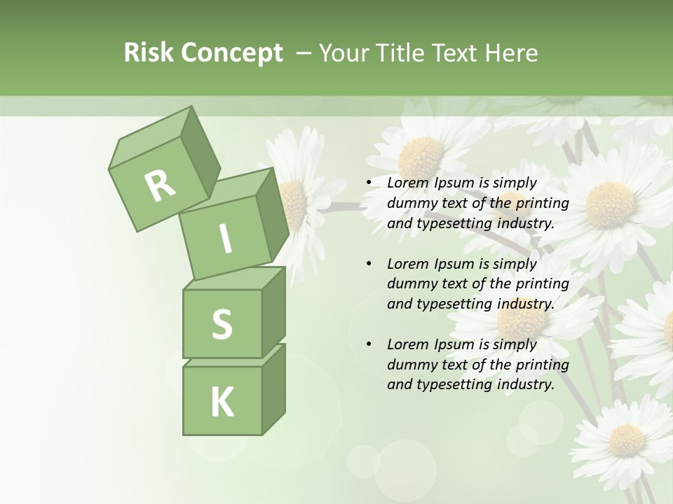 White Nature Plant PowerPoint Template