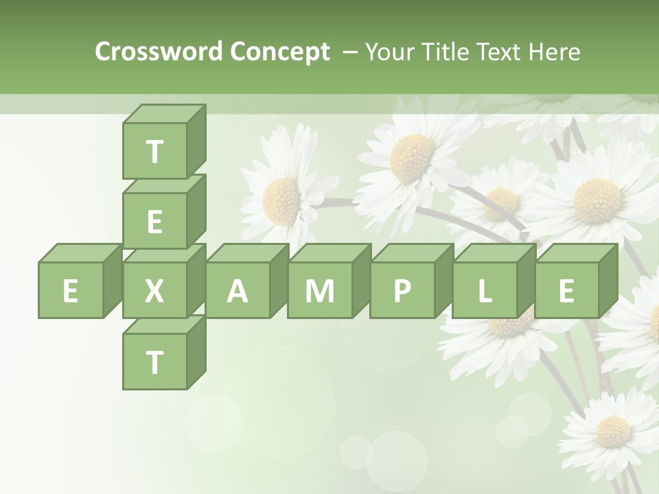 White Nature Plant PowerPoint Template